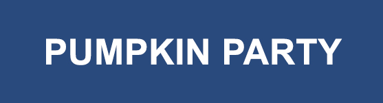 White text reading 'PUMPKIN PARTY' on blue background.