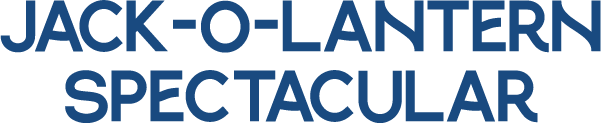 Text 'JACK-O-LANTERN SPECTACULAR' in blue.