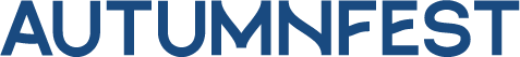 Blue text reads 'AUTUMNFEST' in bold letters.
